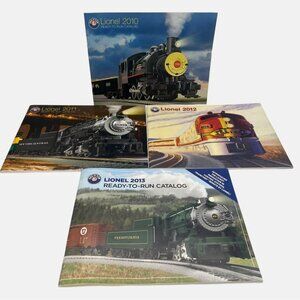 Lionel Ready-To-Run Train Catalog Collection 2010-2013 Electric Model Trains